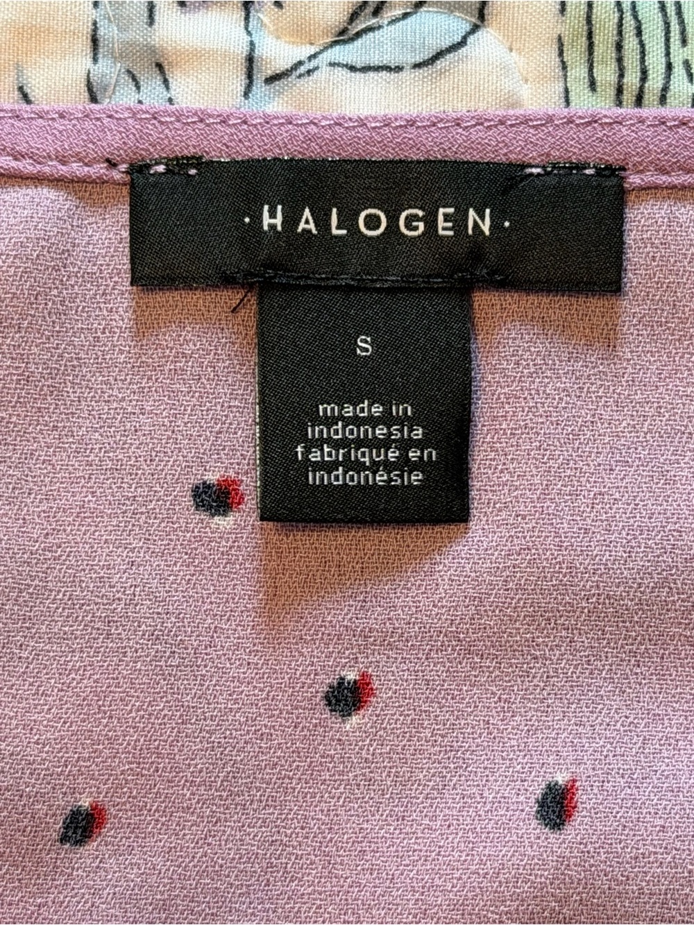 Halogen Women’s size small lavender purple camisole tank top adjustable strap - Picture 7 of 9